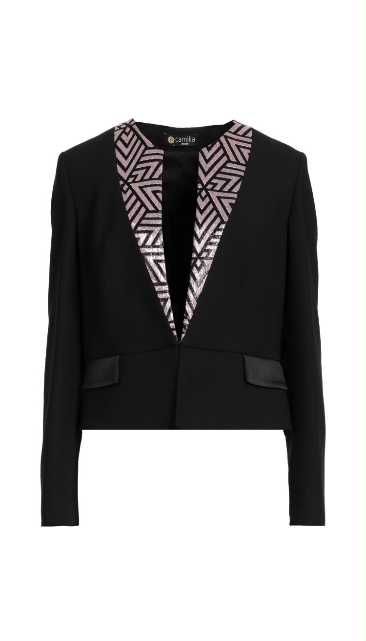CAMILLA MILANO Crepe Blazer Jacket - Image 4