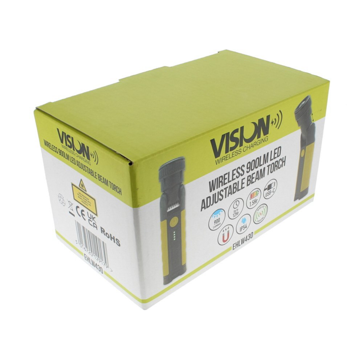 VISION EHLW430 ADJUSTABLE BEAM TORCH 900 LUMENS - Image 8