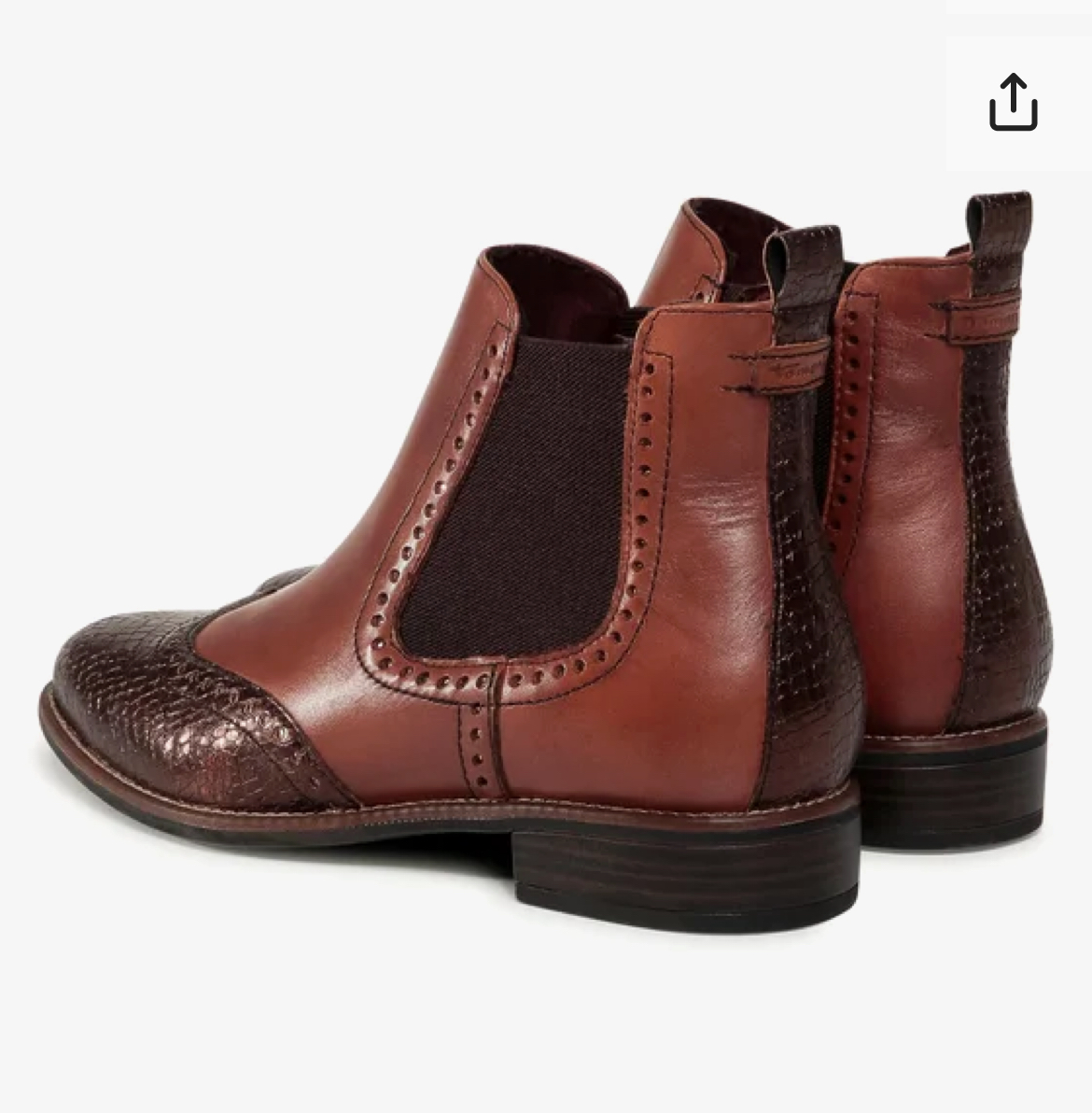 Leather Chelsea Boots, TAMARIS - Image 4