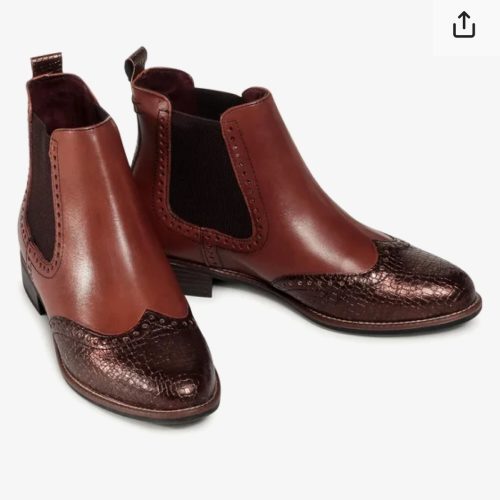 Leather Chelsea Boots, TAMARIS