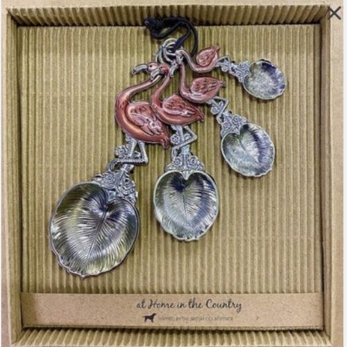Enamel Flamingo Measuring Spoons