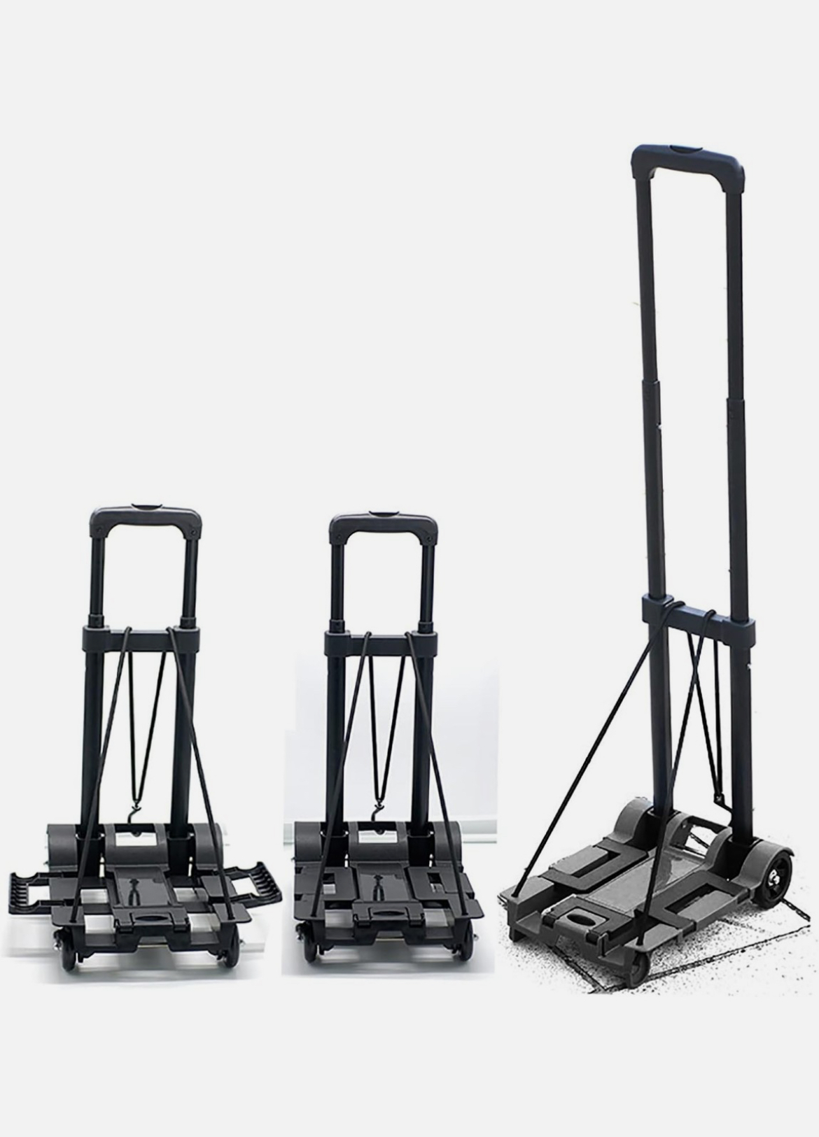 LIGHTWEIGHT COMPACT FOLDING LUGGAGE TROLLEY - Image 4