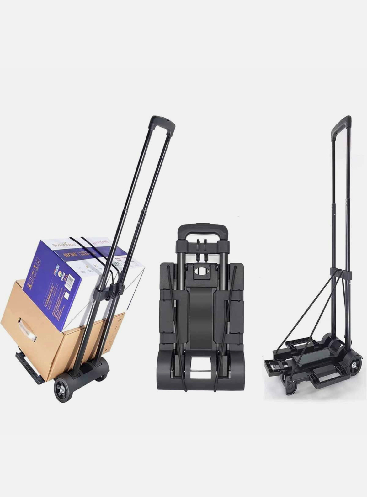 LIGHTWEIGHT COMPACT FOLDING LUGGAGE TROLLEY - Image 6