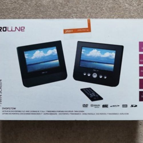 Proline DVDP272W Dual Screen Portable DVD Play
