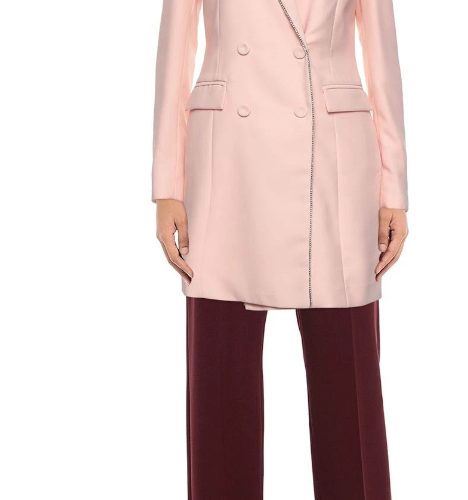 Gaelle Paris Crepe Blazer Jacket