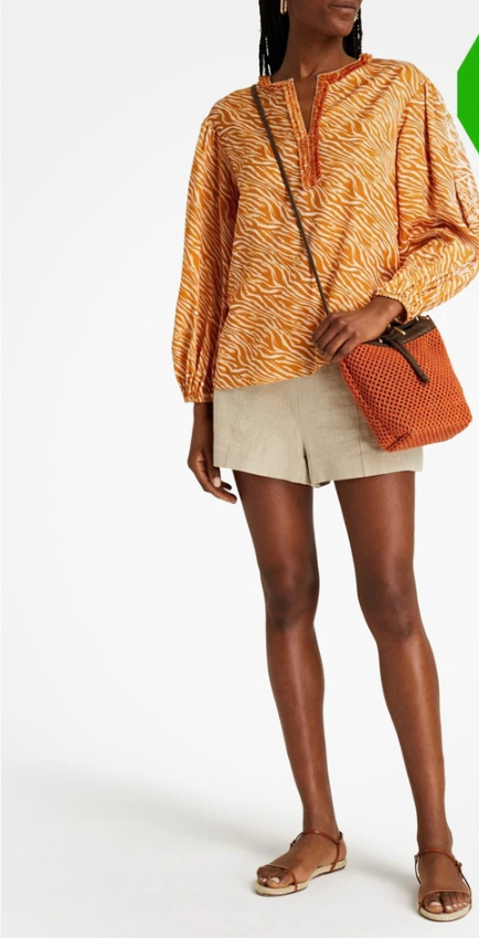 SACHIN & BABI Crepe Blouse